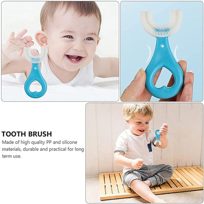 U-Shaped Kids Toothbrush - Gentle 360° Cleaning for Toddlers & Children - second image