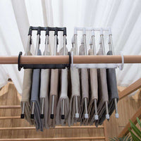 Adjustable Trouser Pants Hanger Organizer - LootFaat