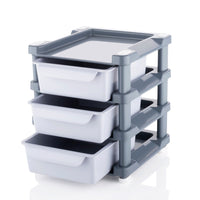 Mini 3 Layer Drawer Used For Storing Makeup Equipments And Kits Used By Womens And Ladies. - LootFaat