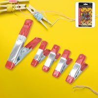 Metal Spring Clamps Heavy Duty Spring Metal Clips Clamp  (5 Pcs Set) - LootFaat