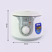 Orbit 1200W Electric Deep Fryer with Adjustable Temperature