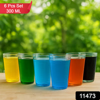 Apex Pyramid Ringo Plastic Glass  300ml Approx  Durable Crystal-clear Tumbler