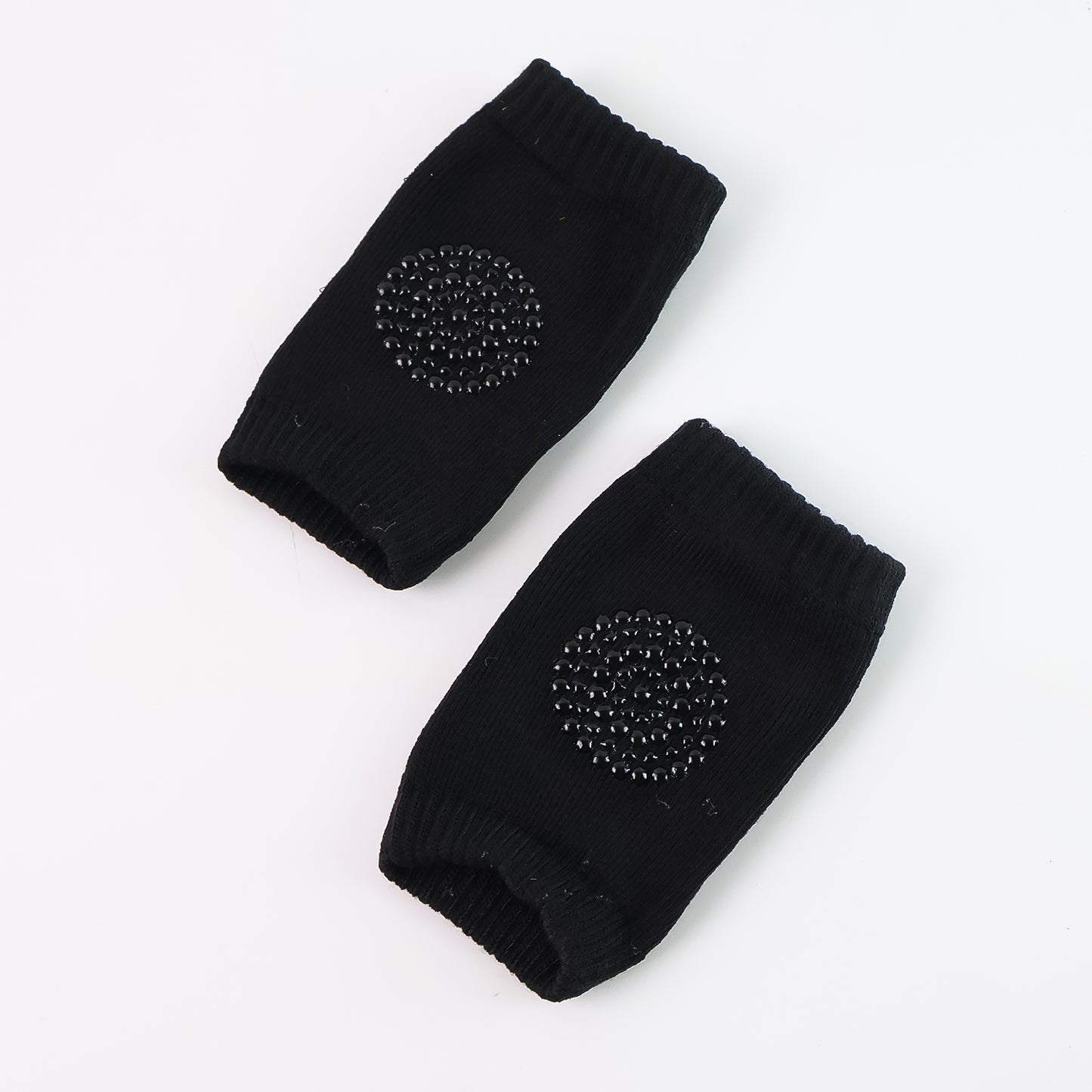 Black Wool Knit Toddler Leg Warmers - Knee Protection