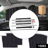Car Window Curtains - Sun Shade Heat Protection - 4 Pcs Set