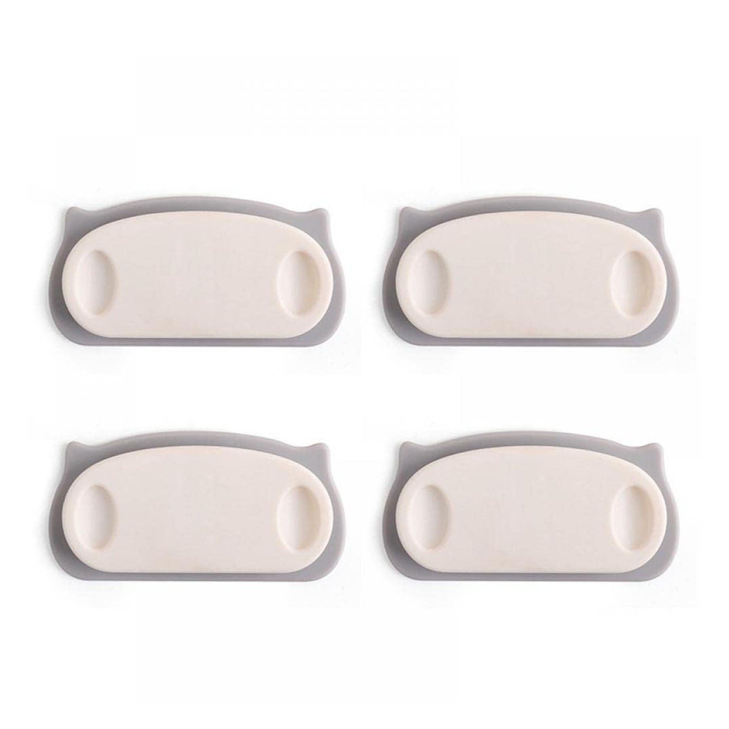 Pig Plug Wire Organizer Cable Holder Clips With Self-adhesive Pad (4 Pcs Set) - LootFaat
