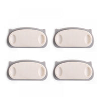 Pig Plug Wire Organizer Cable Holder Clips With Self-adhesive Pad (4 Pcs Set) - LootFaat