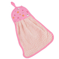 Microfiber Wash Basin Hanging Hand Kitchen Towel Napkin With Loop - LootFaat
