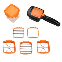 5 In 1 Nicer Dicer Used For Cutting And Shredding Of Various Types Of Food Stuff In All Kitchen Purposes. - LootFaat