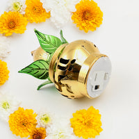 Gold Plated Eco Friendly Led Kalash  For Pooja Mandir (1 Pc  Multicolor Led)
