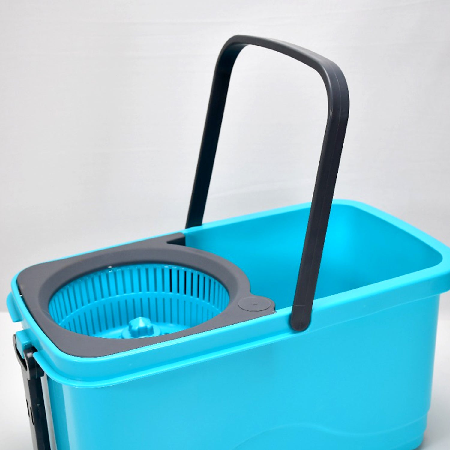 Quick Spin Mop Plastic Spin Bucket Floor Cleaning Easy Wheels  Big Bucket Floor Cleaning Mop With Bucket - LootFaat