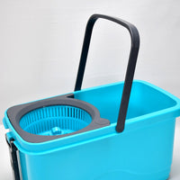 Quick Spin Mop Plastic Spin Bucket Floor Cleaning Easy Wheels  Big Bucket Floor Cleaning Mop With Bucket - LootFaat