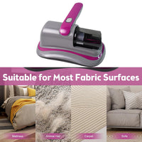 0227 Powerful Suction Portable Handheld Vacuum Cleaner - Low Noise Vacuum Cleaner For Bed - Cordless Vacuum Cleaner For Car Seat Crevices Pillows Mattresses Sofas Wireless Anti Dust And Mite Cleaner