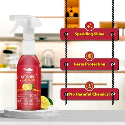 Pollic Kadam Concentrated Kitchen Surface Cleaner Refill Kit With Spray Bottle - second image