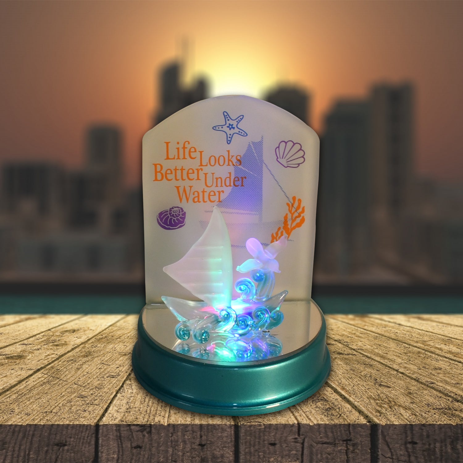 Cute Cartoon Lovely Gift Night Light Multi-color Light Showpiece Valentines Day Gift Cute Anniversary Wedding Birthday Unique Gift Home Decoration Gift Battery Operated (3 Battery Included) - LootFaat