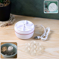 6152a Mini Washing Machine Turbine Washing Machine Door Hinge  Lightweight Turbo Washer With Usb Cable For Home Camping College Rooms Use