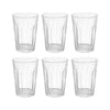 Supermom Plastic Chai Pyali Transparent Tea Glass Set (130ml  6 Pc)