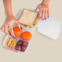 1 Large And 3 Small -compartment 1400 Ml Multipurpose Lunch Box (1400 Ml  1 Pc) Home & Kitchen detail view 1