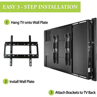Heavy Duty TV Wall Mount Bracket for 26-55 Inch LED LCD Screens - second image