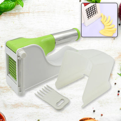 114 Virgin Plastic French Fry Chipser Potato Chipserpotato Slicer With Container - second image