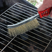 Stainless Steel Wire Hand Brush Metal Cleaner Rust Paint Removing Tool - LootFaat