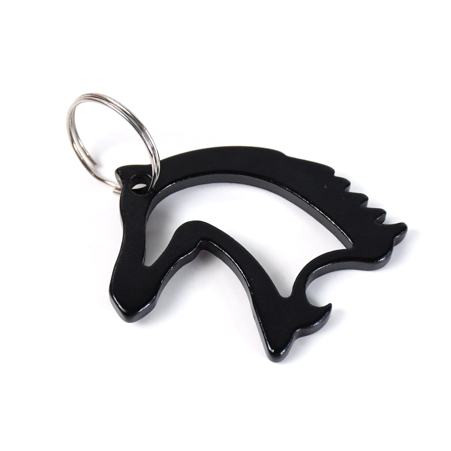 Metal Horse Face Shaped Keychain (1 Pc) - LootFaat