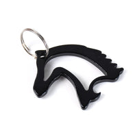 Metal Horse Face Shaped Keychain (1 Pc) - LootFaat