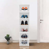 Stackable Multifunctional Storage For Clothes Foldable Drawer Shelf Basket Utility Cart Rack Storage Organizer Cart For Kitchen Pantry Closet Bedroom Bathroom Laundry (6  Layer 1 Pc) - LootFaat