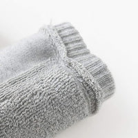 Light Grey Toddler Wool Knit Leg Warmer (Knee Guard)
