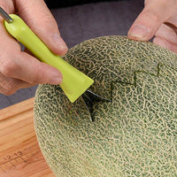 2606  4 In 1 Stainless Steel Melon Baller Seed Remover Sorbet Dessert Ball Spoon Fruit Digging Spoon Double Sided Fruit Scooper Watermelon Baller Scoop
