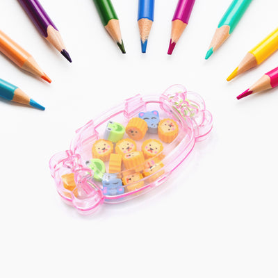 Cute Eraser Set - Multi Design Rubber Erasers for School Kids (15 Pieces)
