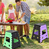 1pc 18inch Folding Stool For Adults And Kids Also For Kitchen Stepping With (Brown Box)