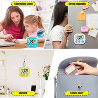 Digital Kitchen Timer Clear Big Digits 0-99 Min For Cooking Office Clock - LootFaat