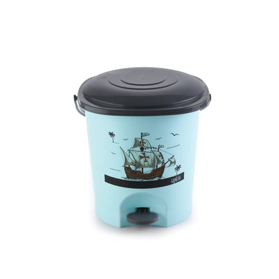 Plastic Bathroom Accessories Set 6 Pcs Bath Set Bathroom Bucket With Dustbin Mug Stool Soap Casetub - second image