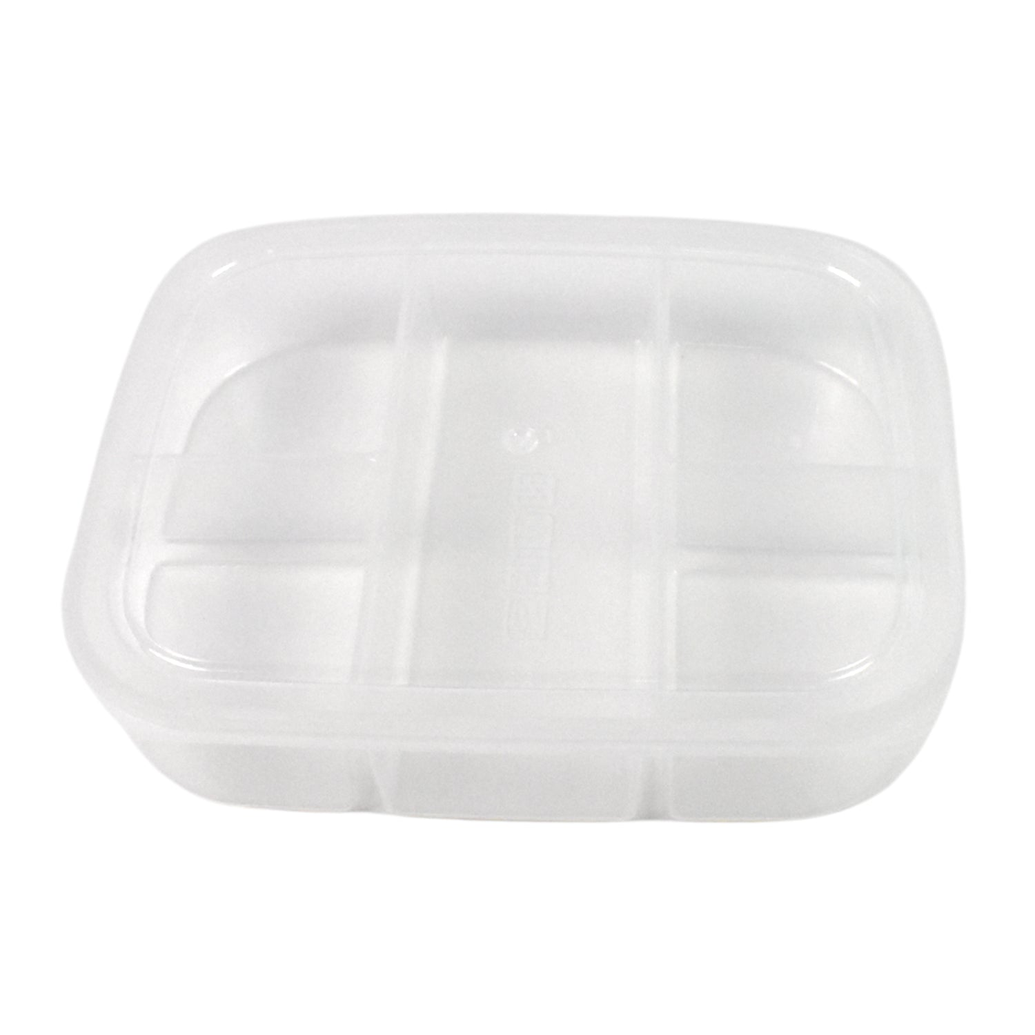 Plastic 5- Compartment Excellent Container Reusable Lunch Box (1 Pc) - LootFaat