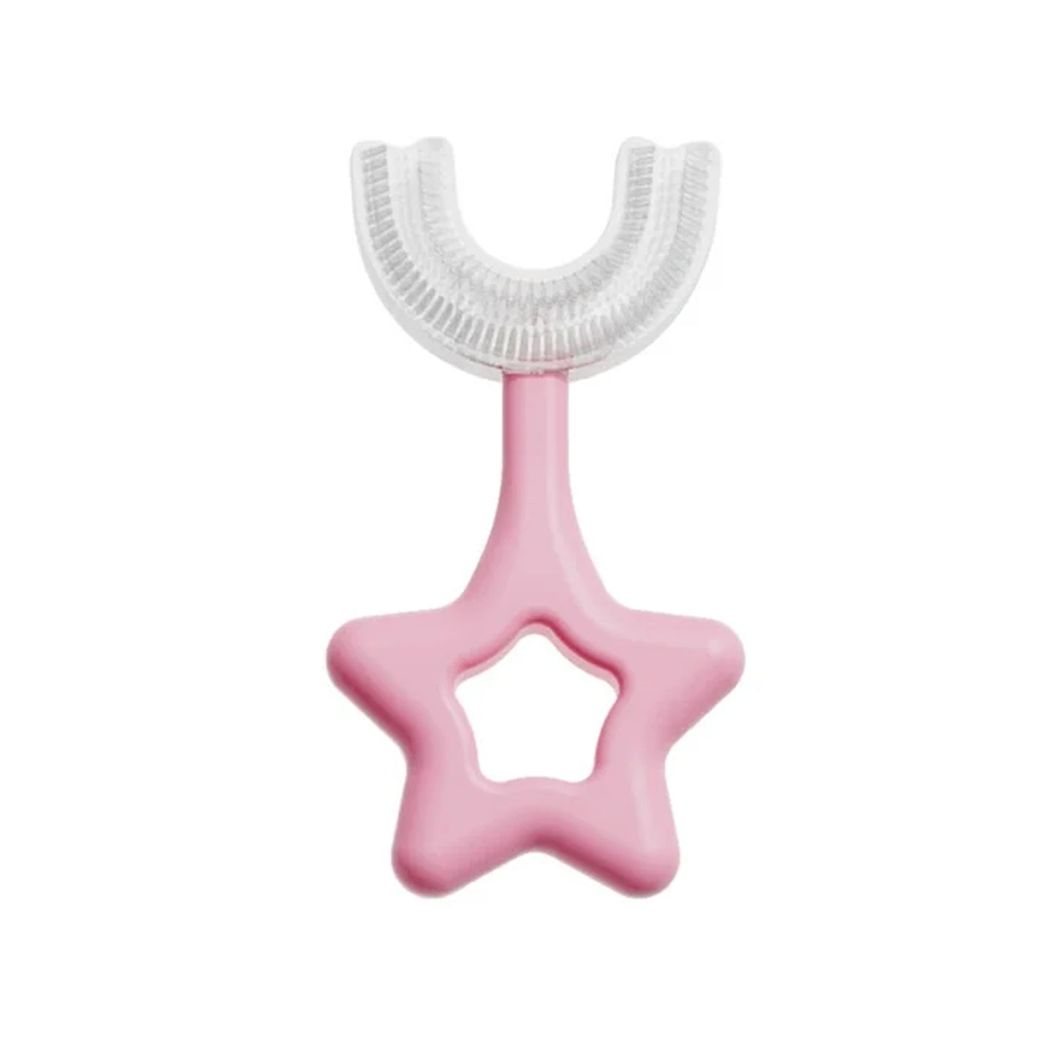 Star  U-shape Silicone Manual Toothbrush (1 Pc) - LootFaat