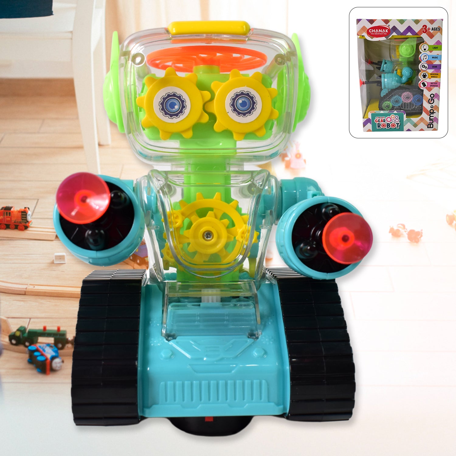 Gear Robot Car For Kids (1 Pc) - LootFaat