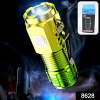 Usb Chargeable Mini 3 Led Flashlight  Torch Light (1 Pc) - LootFaat