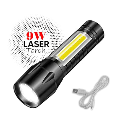 Mini Search Rechargeable Led Long Range Flashlight Emergency Light Torch - second image