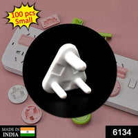 Baby Safety Small Electrical Socket Cover Outlet Plug Protector (Pack Of 100pc) - LootFaat