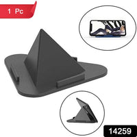 Pyramid Black Mobile Stand With 3 Different Inclined Angles