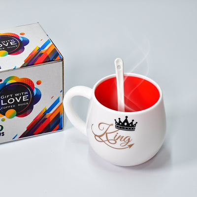 4975 Multi Design Coffee Mug With Spoon And Box Packing. Ceramic Mugs To Gift Your Best Friend Tea Mugs Coffee Mugs Microwave Safe. - second image