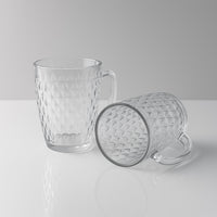 Apex Mocktail Mug Glass (2 Pc Set  400 Ml)