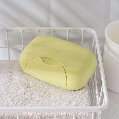 Travel Soap Case Box Plastic Soap Box With Cover Waterproof Leakproof Soap Dish For Bathroom  Travel Use (1pc) - second image