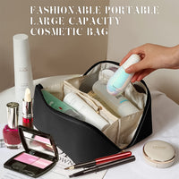 Premium Travel Makeup & Toiletry Organizer - Waterproof Cosmetic Pouch