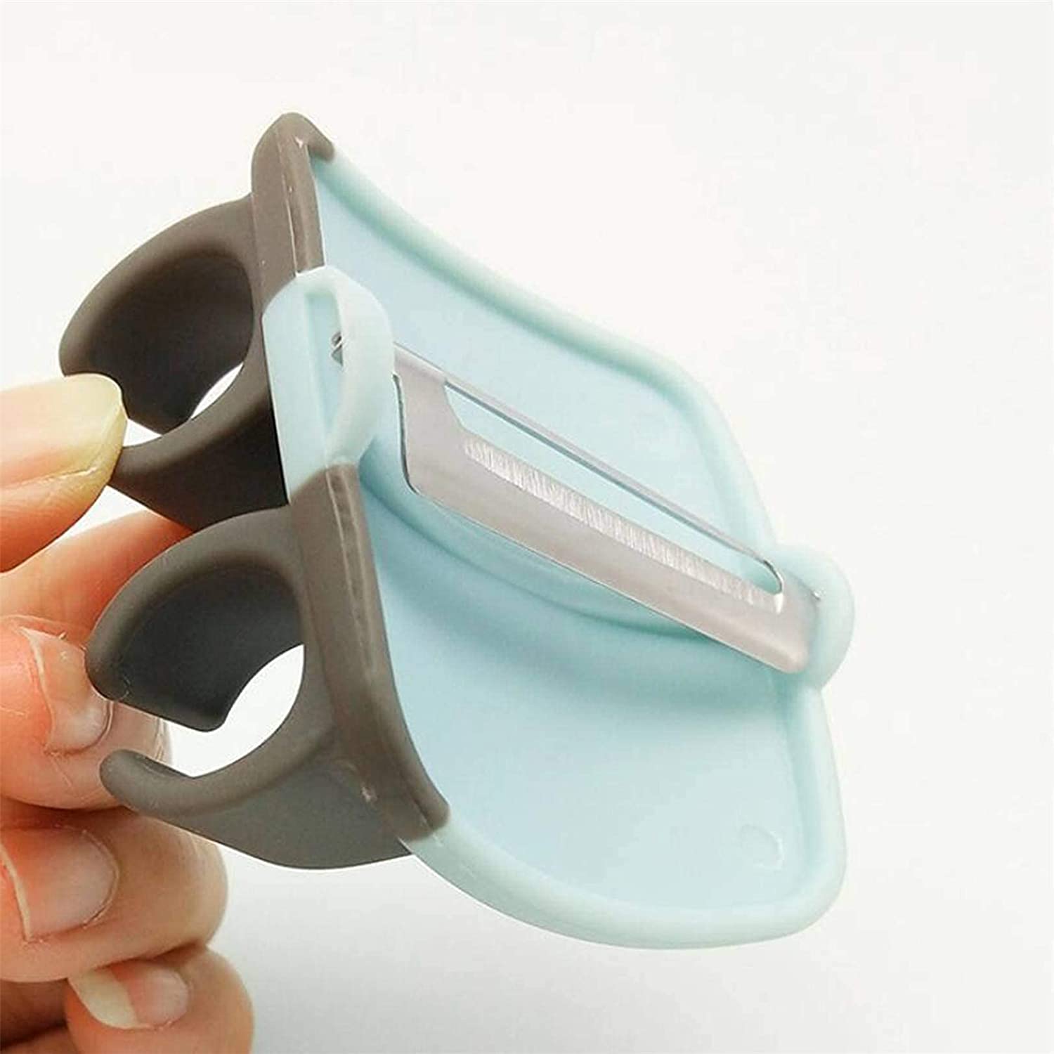 Hand Palm Peeler Fruit Hand Vegetable Peeler Potato With Rubber Finger Grip Kitchen Cooking Tool Cucumber - LootFaat