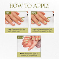 Og Beauty Sunshine Gold Starlet Glitter Nail Paint (10 Ml  1 Pc)