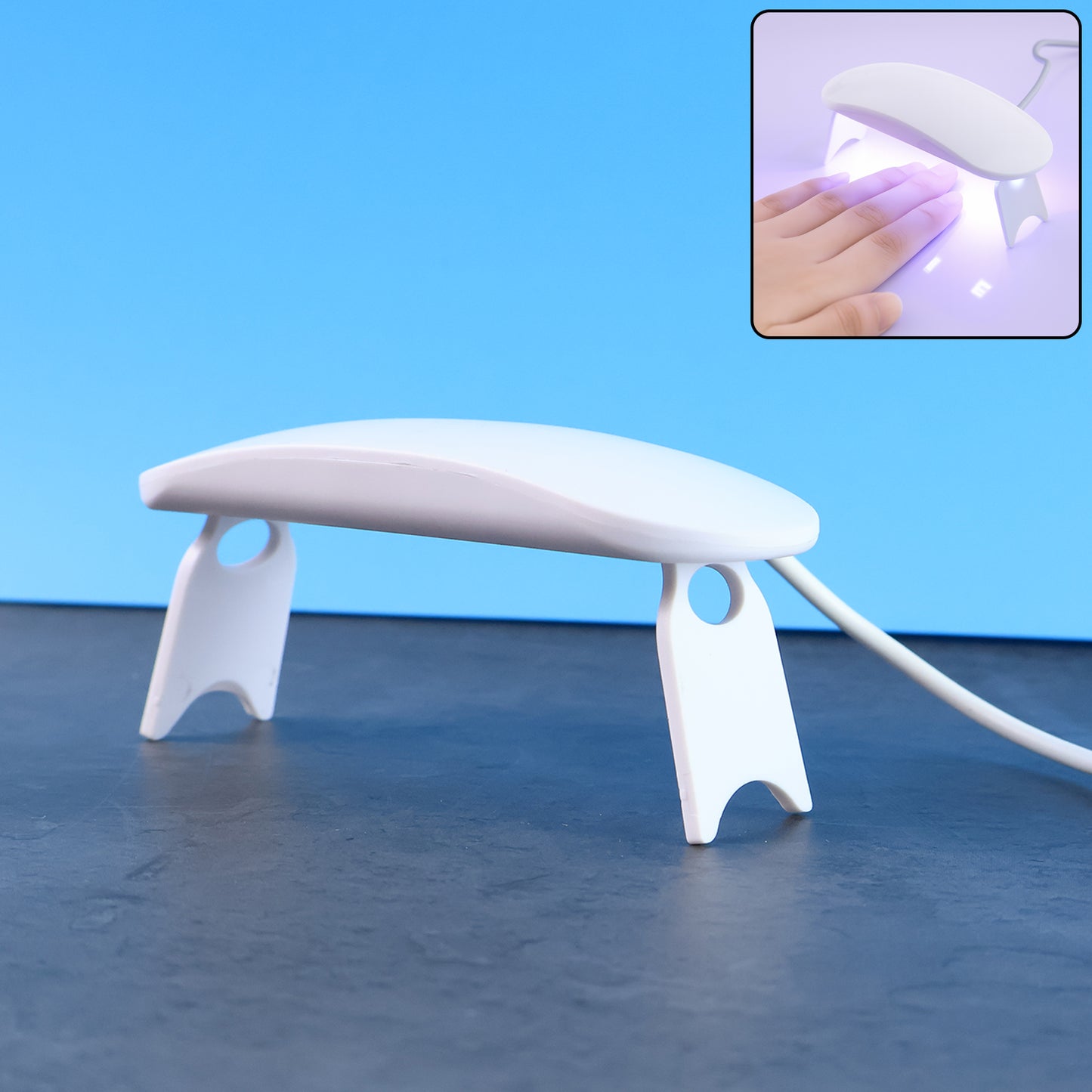 Mini UV LED Nail Lamp - Portable Gel Polish Dryer