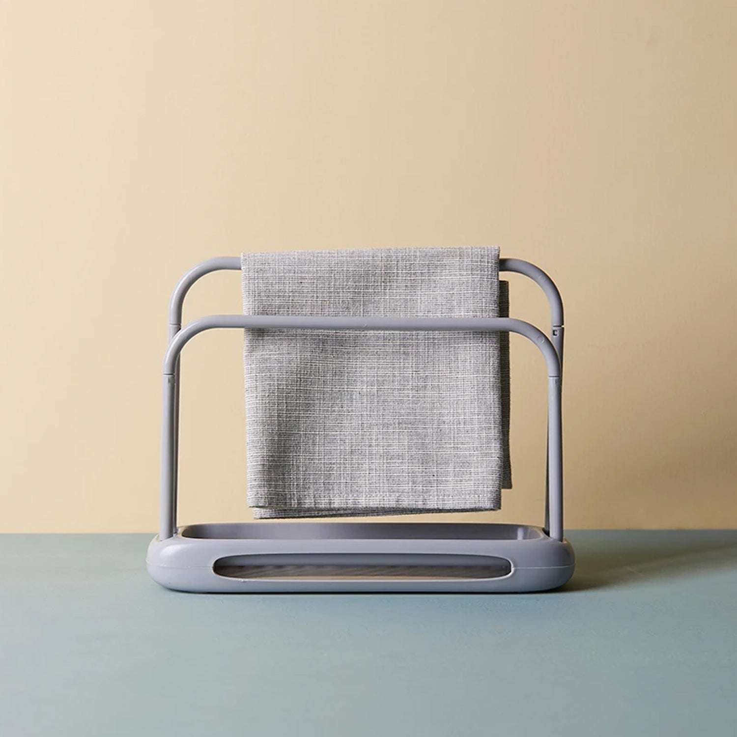 Storage Rack Kitchen Storage Holder Dish Towel Holder Dishcloth Rack Organizer Pool Dishcloth Drying Rack Sink Rag Holder Towel (1 Pc) - LootFaat