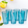 2353 Premium Juice And Water Glasses Set Of 6 Transparent 300ml Dri...