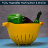 Plastic Fruits Vegetable Noodles Pasta Washing Bowl  Strainer
